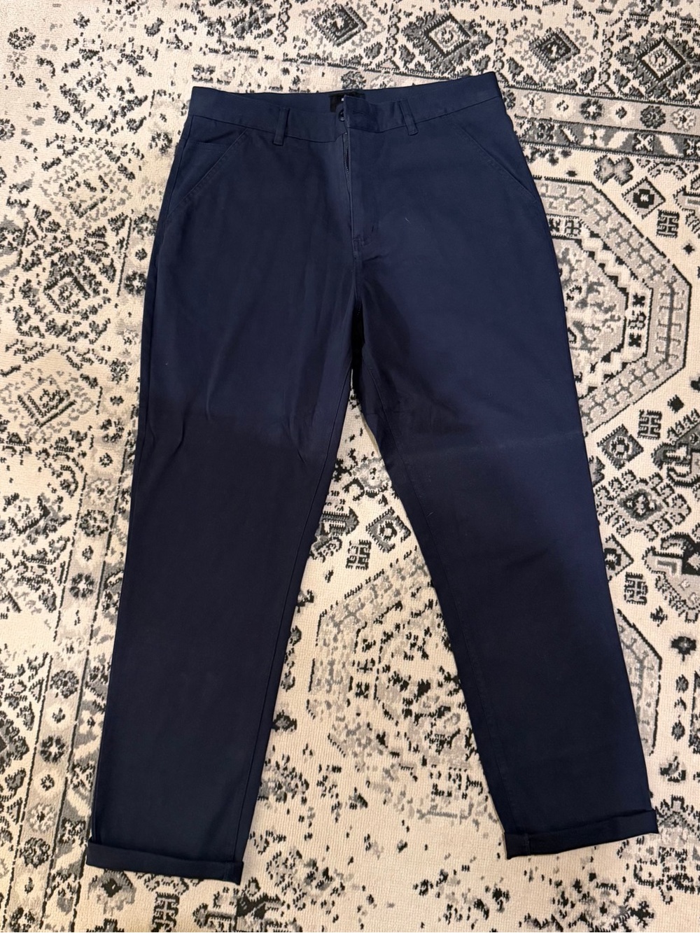 Finisterre Men's Navy Trousers